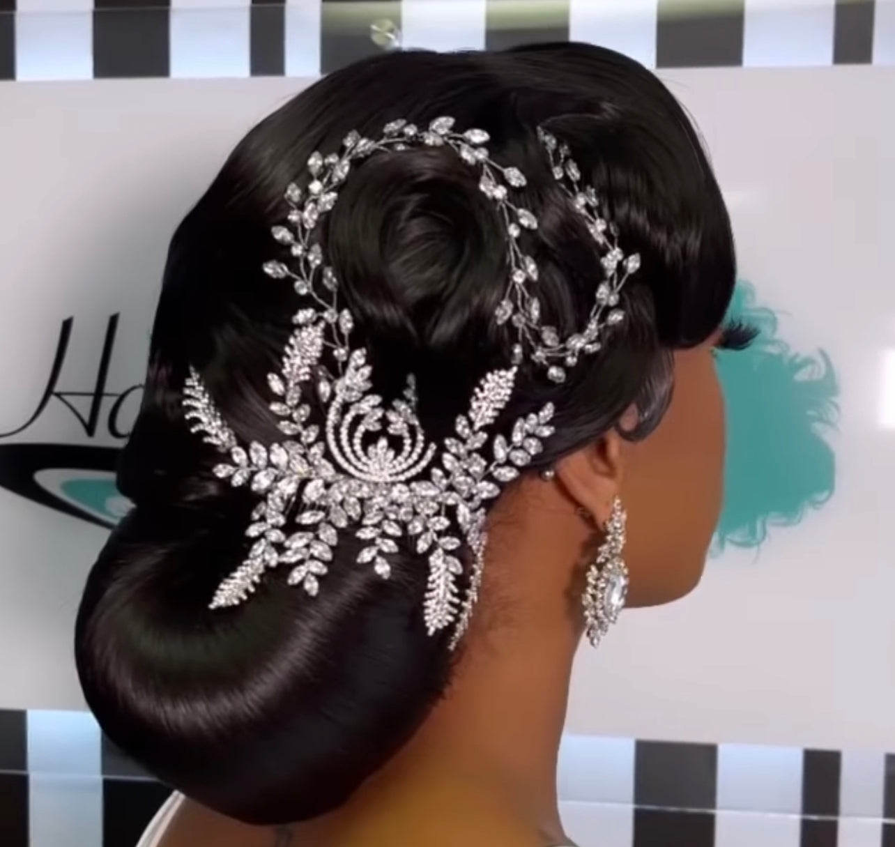 Crystal hair vines