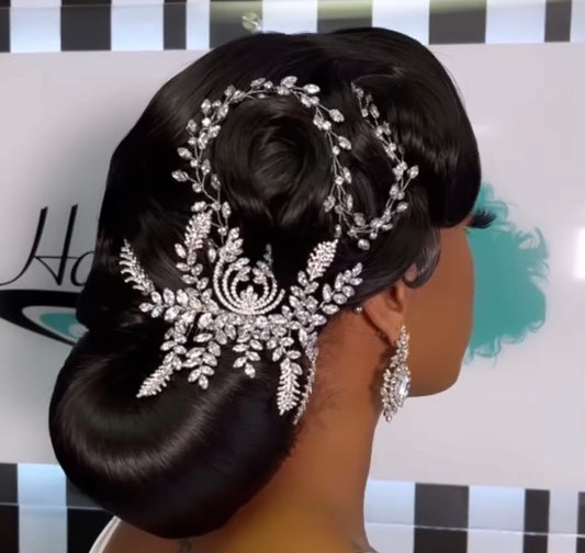 Crystal hair vines